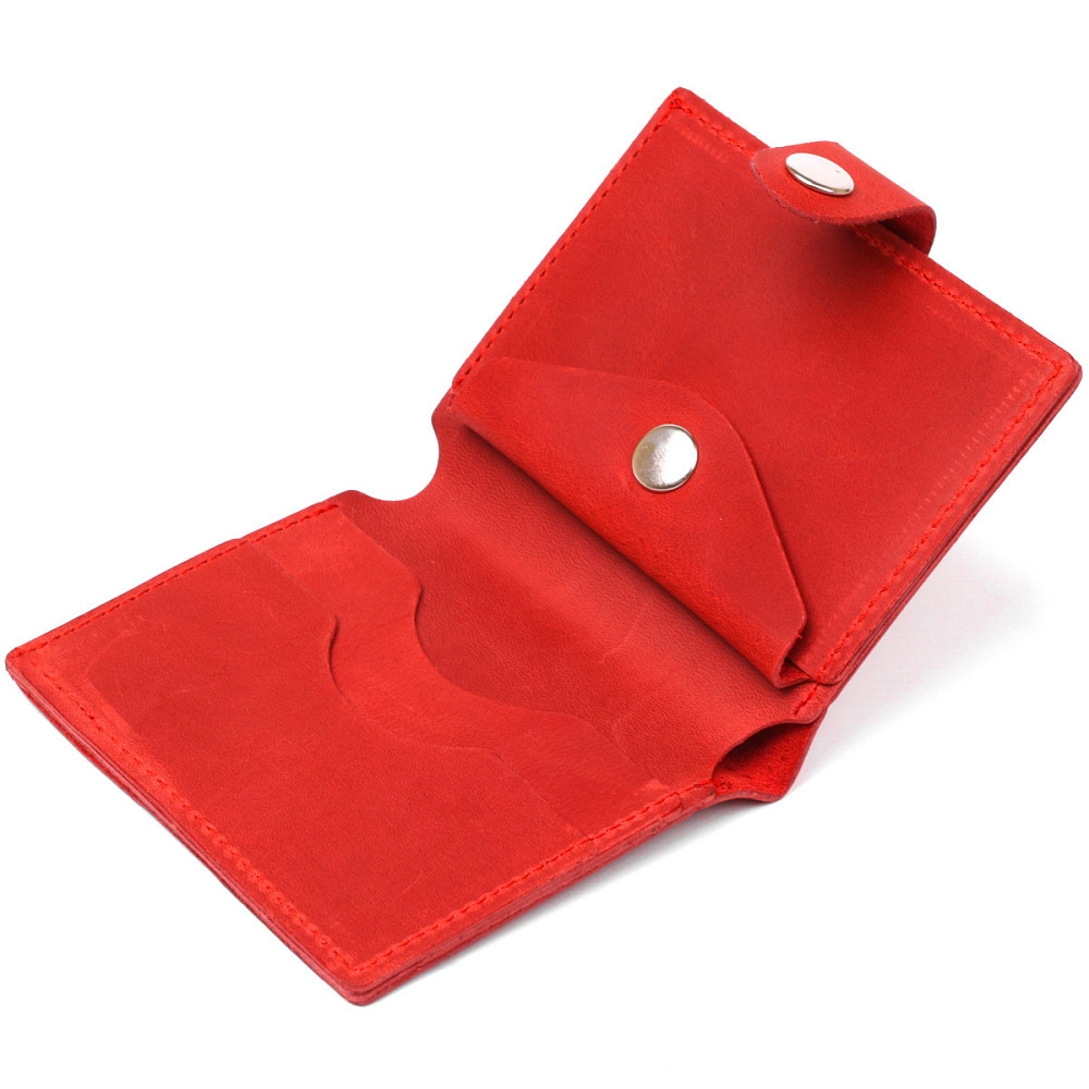 Современное женское портмоне Shvigel 16497 Красный Киев - изображение 6