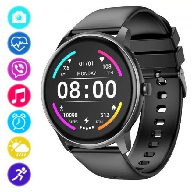 Умные часы Smart Watch Hoco Y4 + магнитная зарядка (Черный) Киев - изображение 2