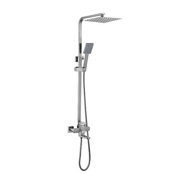 Душова система універсальна Lidz Kubis 1030 на три споживачі (з виливом) (k35) LDKUB1030NKS28538 Nickel Київ