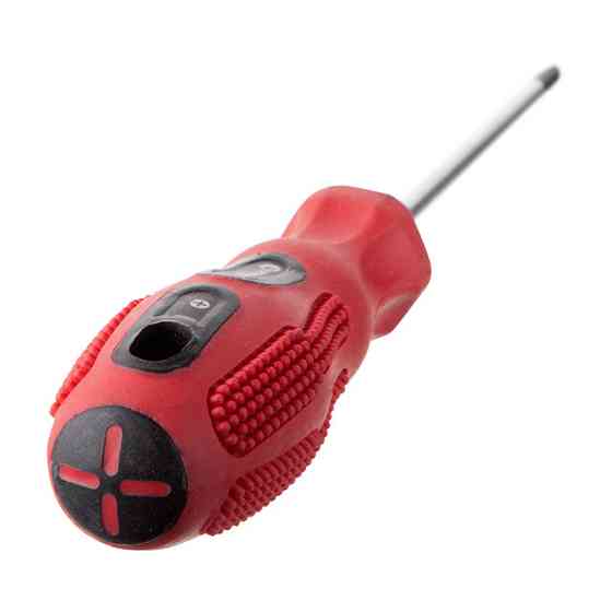 Викрутка хрестова, PZ0×75 мм, Cr-V INTERTOOL VT-3153 Київ