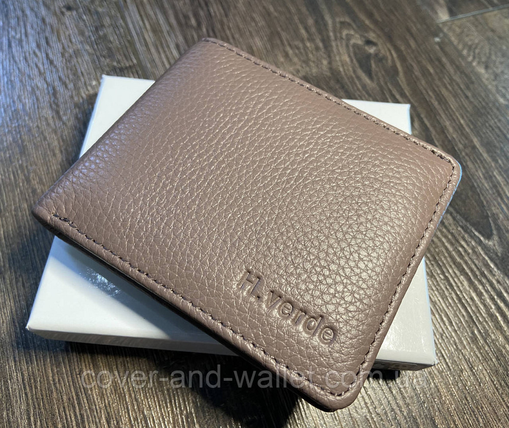 Темно-розовый женский кошелек маленького размера на магнитах Helen Verde Киев - изображение 1