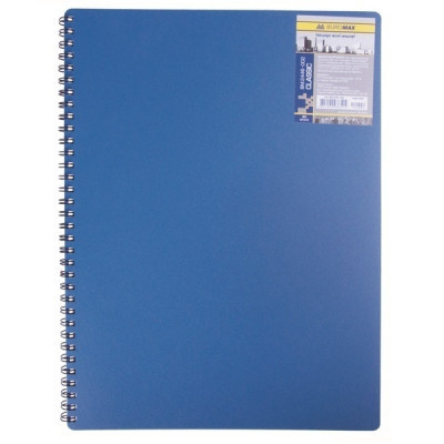 Блокнот Buromax spiral side, А6, 80sheets, CLASSIC, square, blue (BM.2589-002) Винница - изображение 1