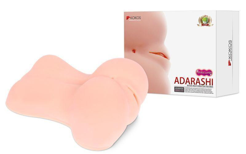 Мастурбатор-вагіна двошаровий Kokos Adarashi -1 Double Layer doggy-style Sex Aura Київ - фото 8