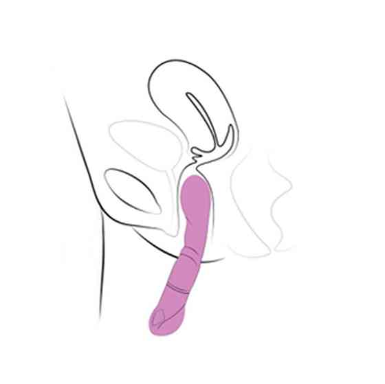 Вібратор Adrien Lastic Nyx 2.0 стимуляція точки G і входу в піхву, що перезаряджається Sex Aura Київ