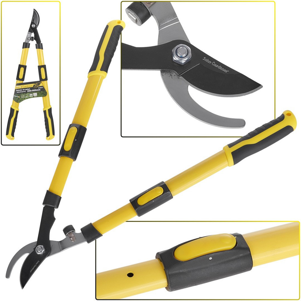 Гілкоріз "John Gardener" тип лез ножицевий, телескопічні ручки, для гілок до 35мм Київ - фото 1