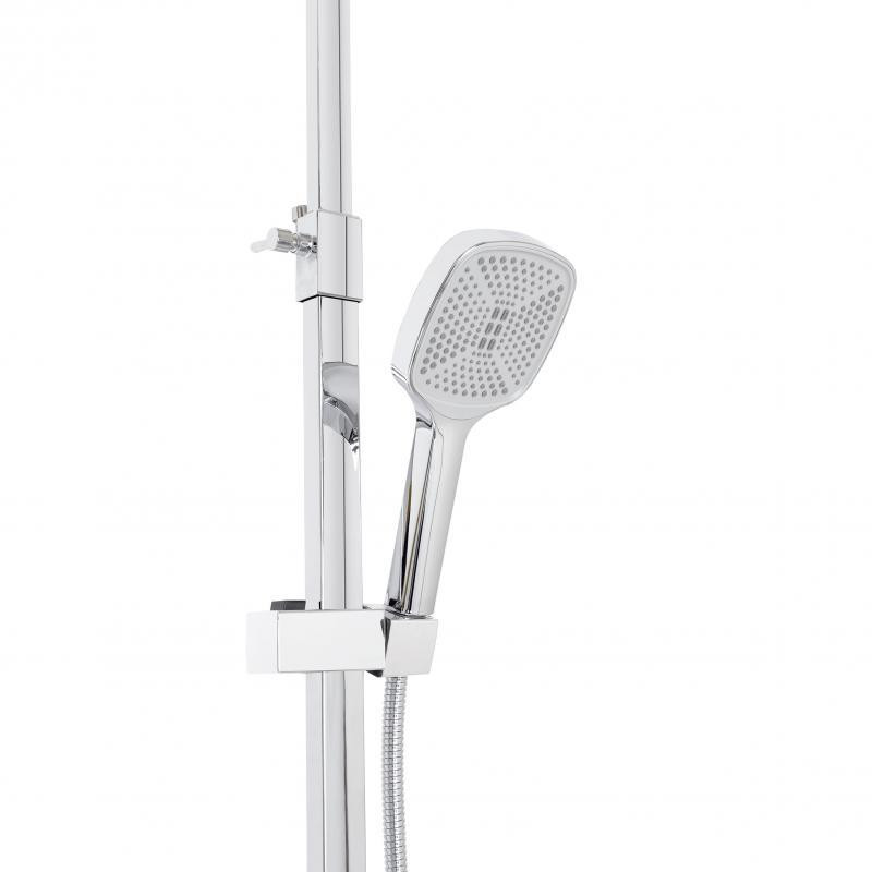 Душова система з поворотним виливом Lidz Wawel 1030 на три споживачі хром Київ - фото 4