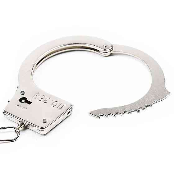 Наручники DS Fetish Handskaff metal silver Sex Aura Киев