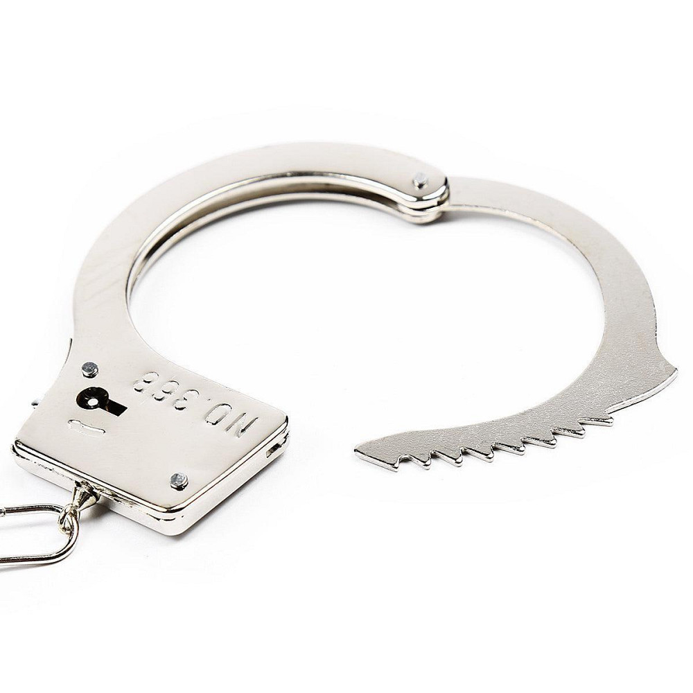 Наручники DS Fetish Handskaff metal silver Sex Aura Киев - изображение 4