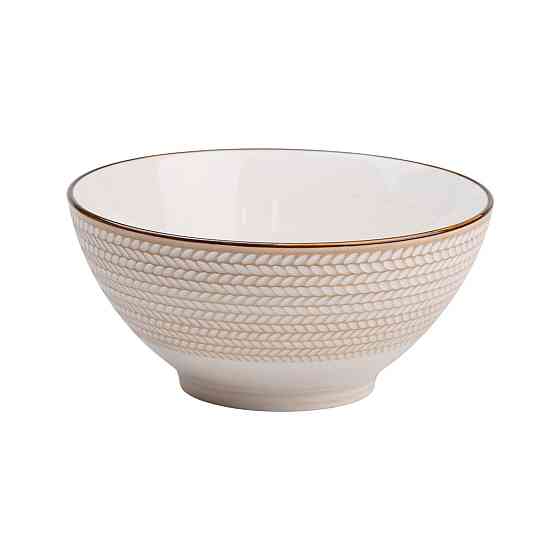 TS Kitchen Тарілка глибока кругла порцелянова 20.5 см біла Киев