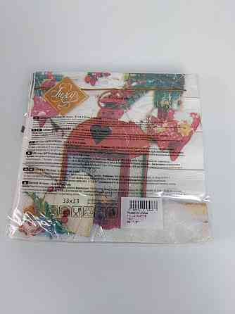 Салфетки бумажнае новогодние(ЗЗхЗЗ, 18шт)