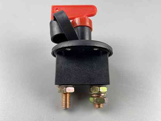 Вимикач маси універсальний механічний дистанційний 12/24 В (червона мідь) 100 А Мукачево