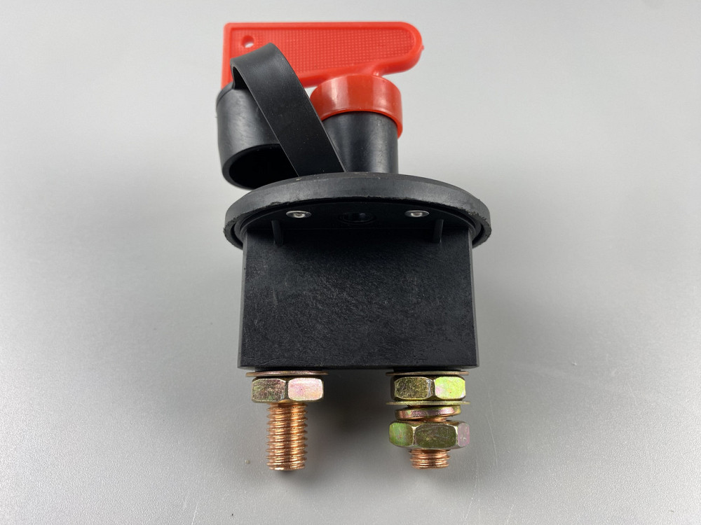 Вимикач маси універсальний механічний дистанційний 12/24 В (червона мідь) 100 А Мукачево - фото 5