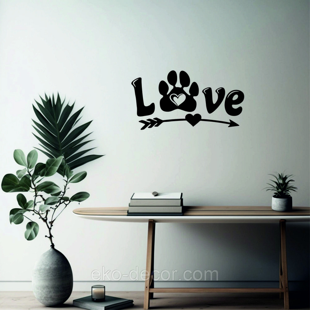 Декоративне настінне 3D Панно «LOVE » Декор на стіну з об'ємом Київ - фото 5