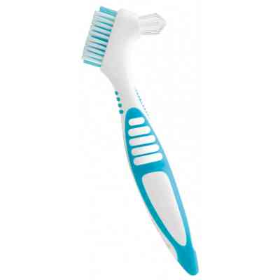 Зубна щітка Paro Swiss clinic denture brush для зубних протезів блакитна (7610458009208-blue) Вінниця