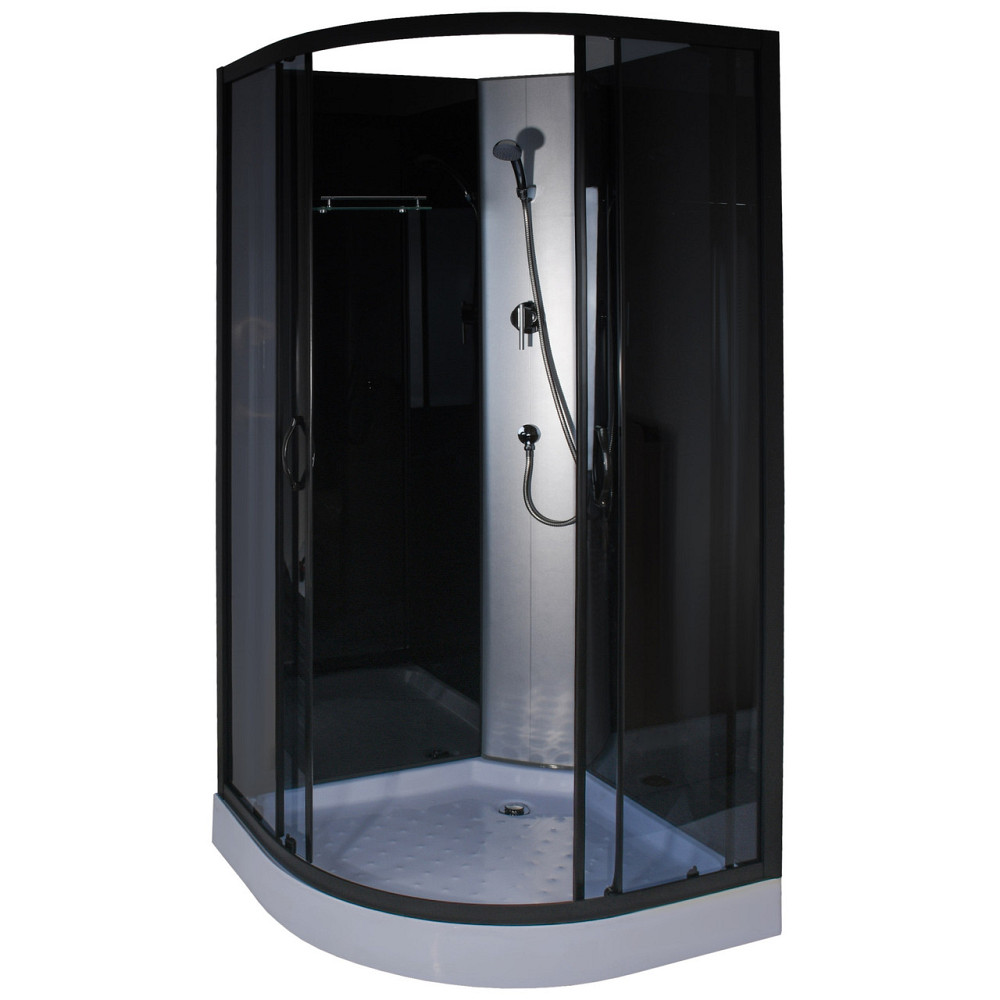 Душовий бокс напівкруглий без даху SAN L90GBB BRAVO (3уп.) Київ - фото 9