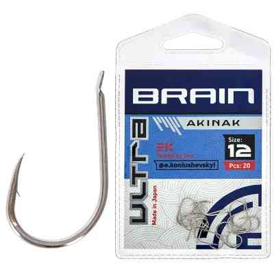 Гачок Brain fishing Ultra Akinak 12 (20шт/уп) (1858.52.53) Вінниця