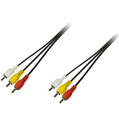 Кабель мультимедійний 3xRCA M to 3xRCA M 3.0m Piko (1283126473968) Вінниця - фото 1