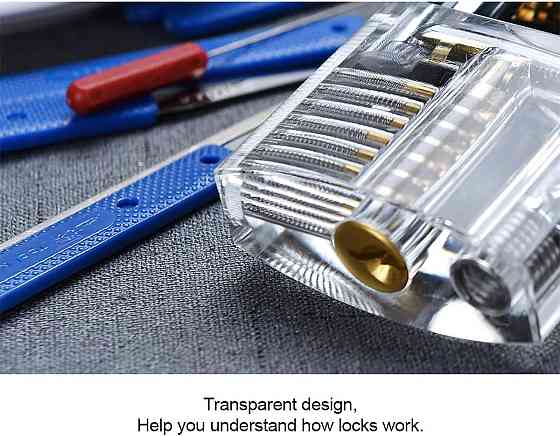 Прозорий замок для тренувань слесаря Київ