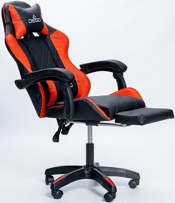 Крісло геймерське DIEGO AERO Black-Red Київ - фото 3