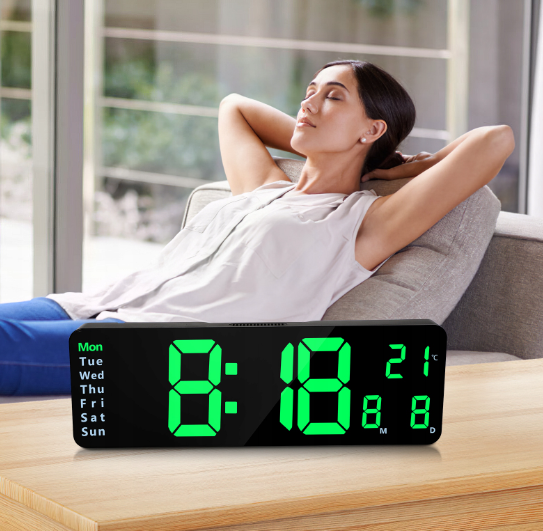 Электронные настольные часы SM 601 с будильником, календарем, термометром и фазами луны Одесса - изображение 7