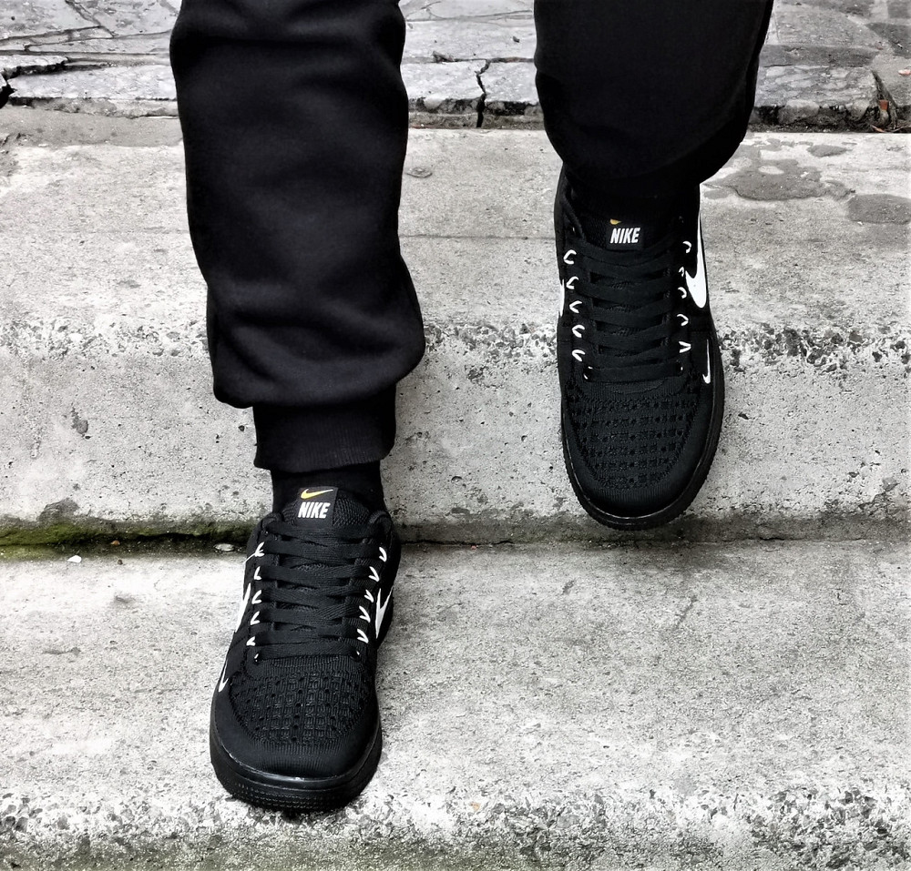 Кросівки Nike Force Чорні Чоловічі Форси Найк (розміри: 40,41,42,43) Дніпро - фото 6