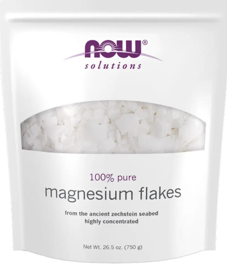 Магниевые хлопья для ванны NOW Foods Magnesium Flakes 750г Киев - изображение 1