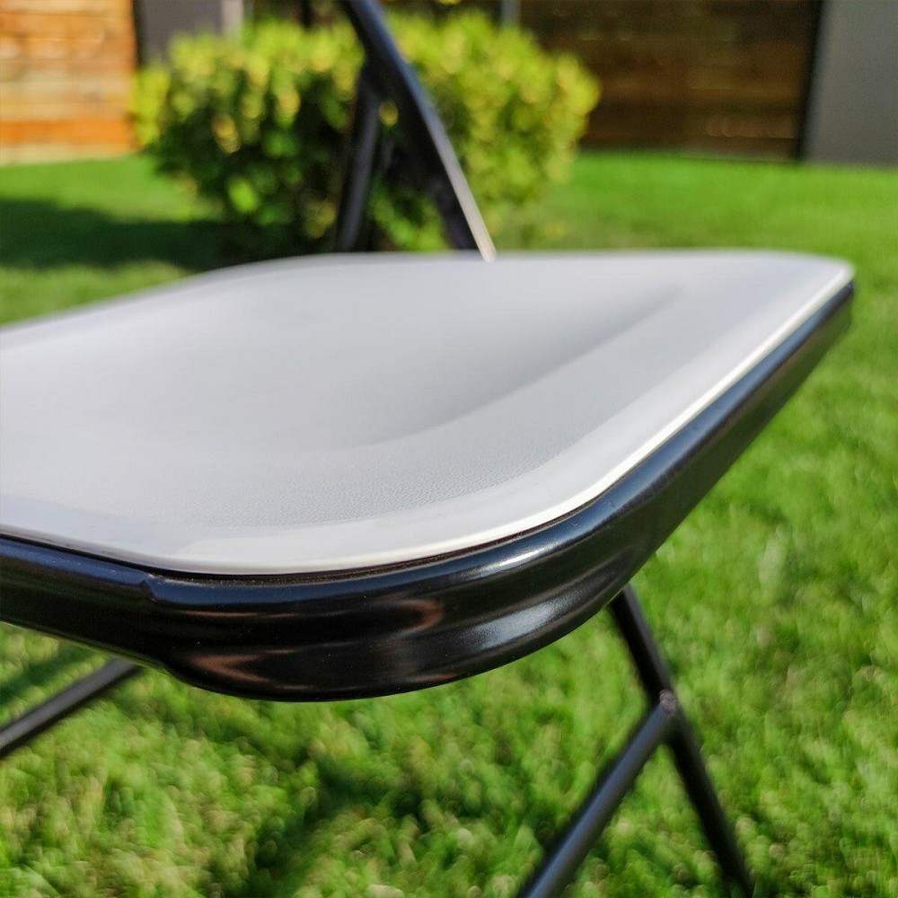 Складний стілець 46х42,5х86см Білий SW-00001610 Дніпро - фото 2