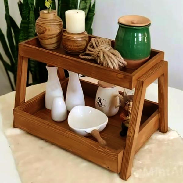 Настільна полиця для ванної "Анслі" охра Миколаїв - фото 1