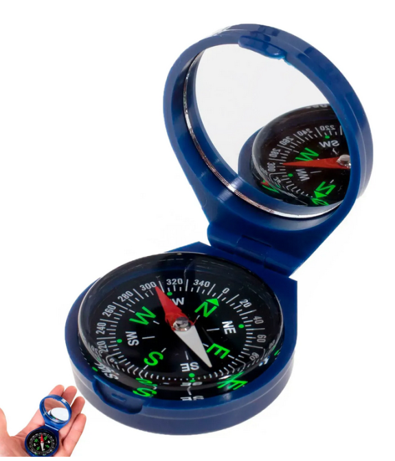 Компас із дзеркалом DC-45-8A, 5 см Дніпро - фото 1