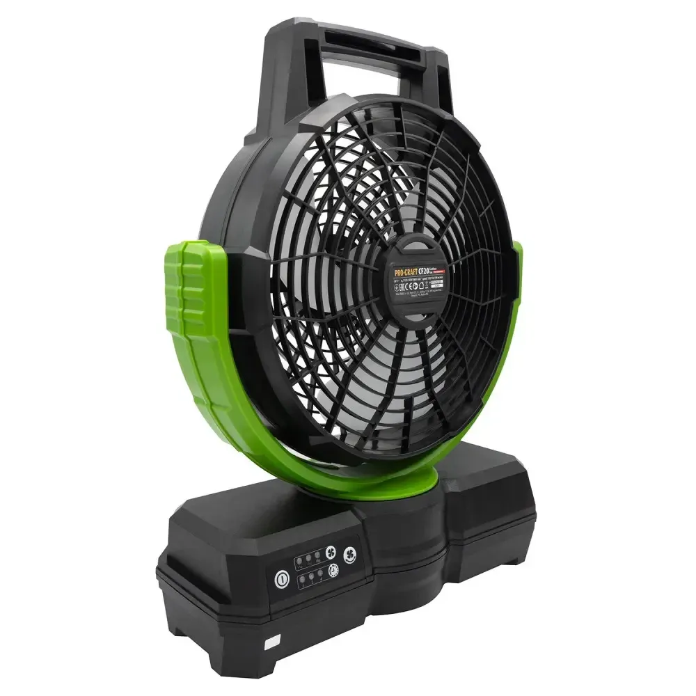 Аккумуляторный вентилятор Procraft,Безщеточный вентилятор CF20,Потужный аккумуляторный вентилятор 1869 об мин Львов - изображение 9