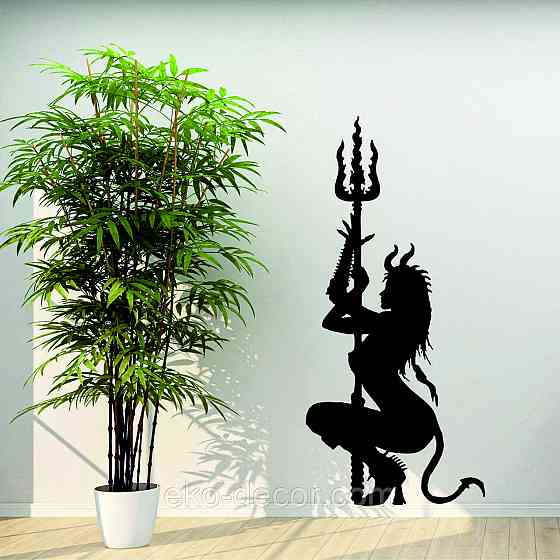 Декоративне настінне Панно «Дівчина Дияволиця», Декор на стіну Київ