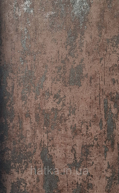 Обои винил на флизелине Erismann Casual Chic 1.06х10 лофт под штукатурку под бетон коричневые черные 12144-11 Киев - изображение 3