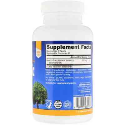 Трави Jarrow Formulas Смола мастикового Дерева, Mastic Gum, 120 таблеток (JRW-23014) Вінниця