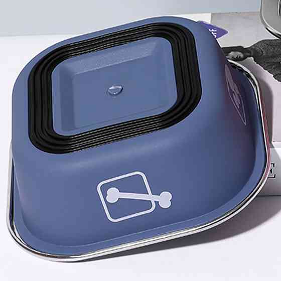 Миска для собак котов Taotaopets 1910002 металлическая Blue 160 мм Киев