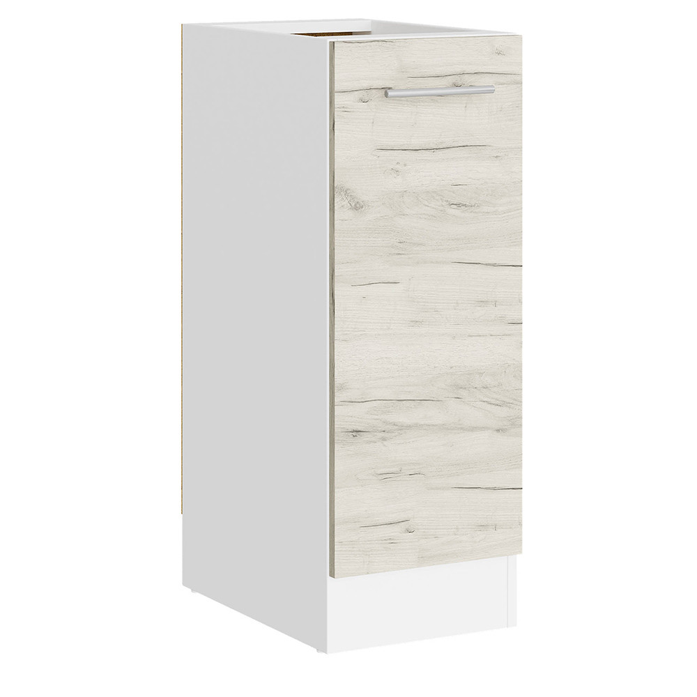 Кухонный модуль нижний Эверест Эко 300 дуб крафт белый/белый (без столешницы) 30х46х82 см (DTM-071028) Львов - изображение 1