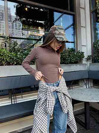 Женский теплый базовый боди из микрофлиса рuma Мокко, 46/48 Одесса