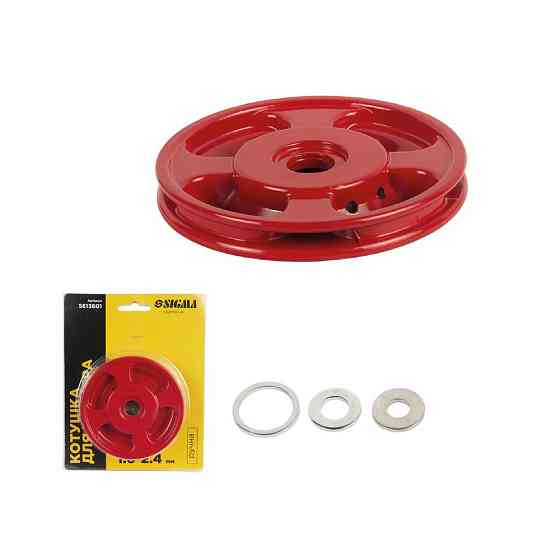 Sigma Катушка для триммера ручная Ø25.4мм Ø1.6-2.4мм металл SIGMA (5613601) Київ