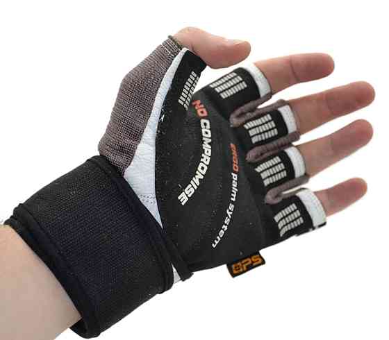 Рукавички для фітнесу Power System PS-2700 No Compromise Grey/White L Луцьк