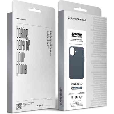 Чохол до мобільного телефона Armorstandart ICON2 MagCase Apple iPhone 17 Anchor Blue (ARM88989) Вінниця