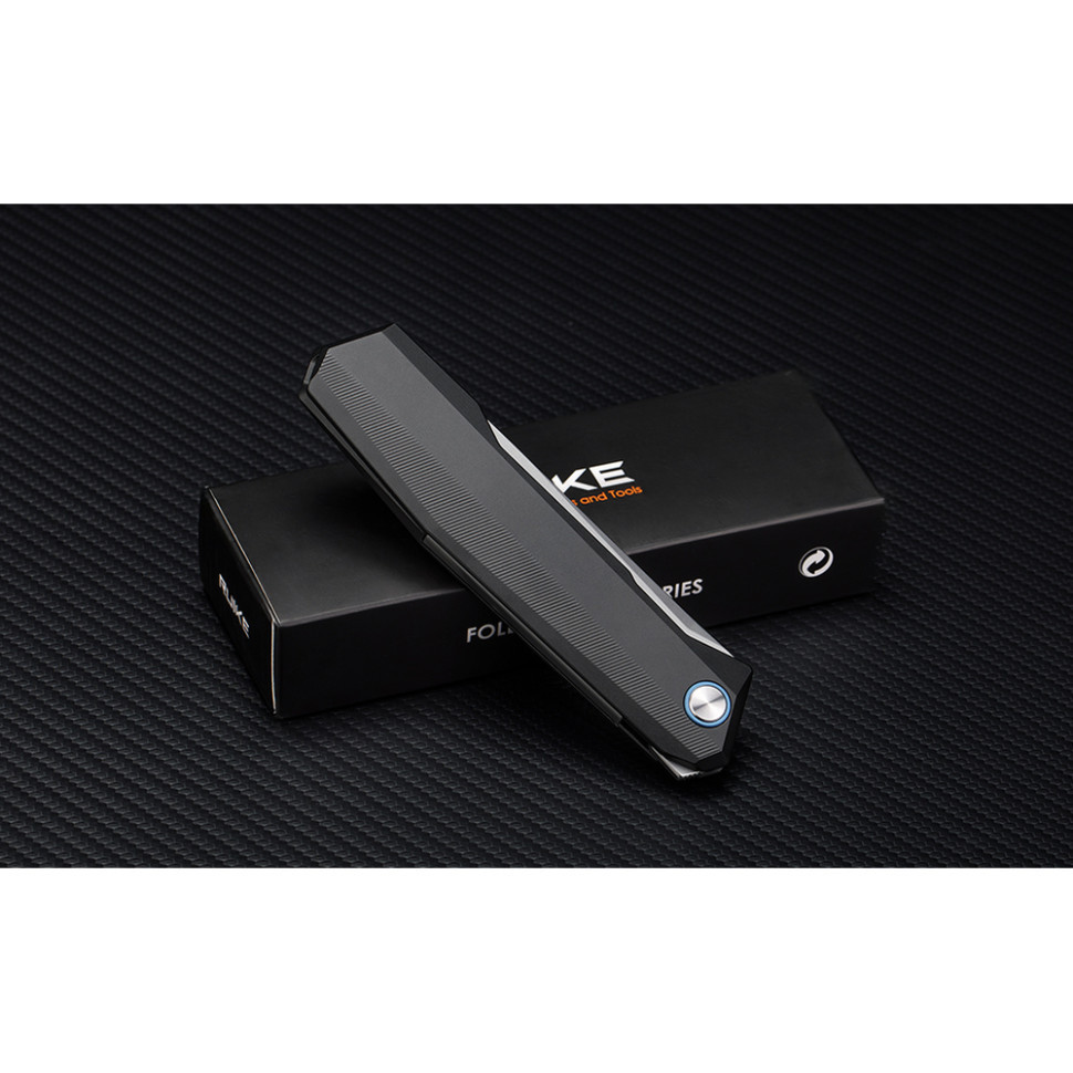 Ніж складаний туристичний Ruike P166-AB, (9.2 см) 14C28N / Aluminum чорний Київ - фото 10