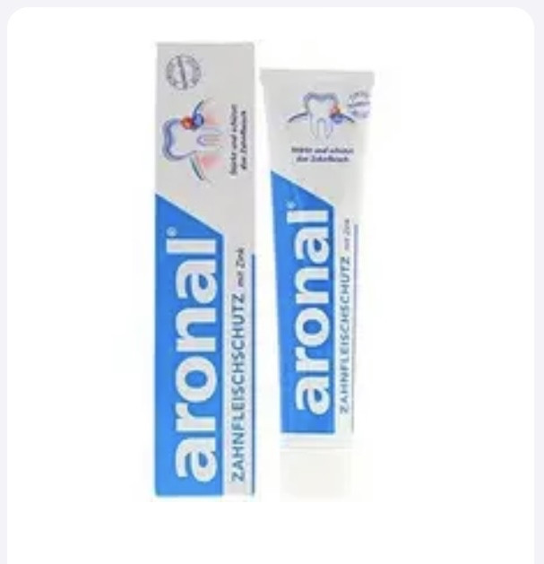Зубная паста с витамином А и Цинком Aronal zahnfleischschutz mit zink 75 ml Виноградів - фото 3