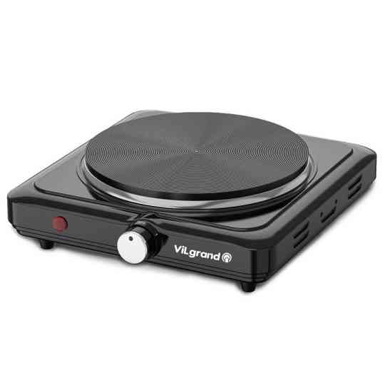 Настільна електрична плита 1 конфорка ViLgrand VHP181F Black UB-52 Львів