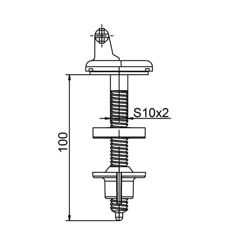 Комплект кріплень OPTIMUM до сидіння DAMASK OPTI 0607 (000029731) Київ - фото 3