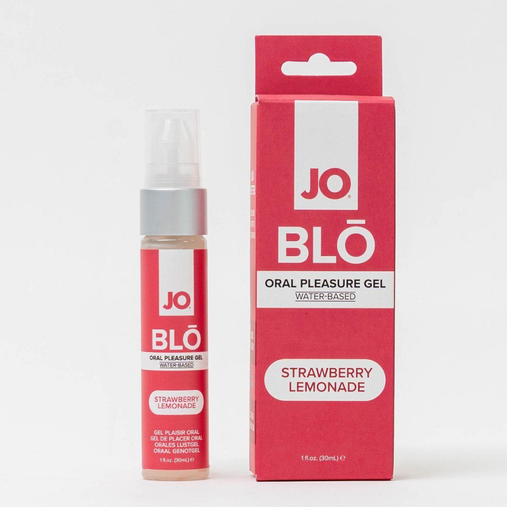 Гель для оральних пестощів JO - BLO - Strawberry Lemonade 30 мл Sex Aura Київ - фото 3