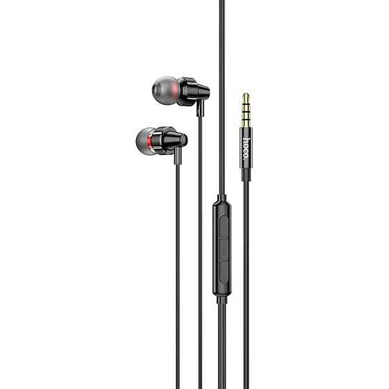 Навушники HOCO M90 Delight wire-controlled earphones with microphone Black Shadow Київ