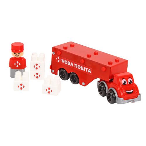Іграшка Конструктор Фура Нова пошта металевий Технок Житомир - изображение 7