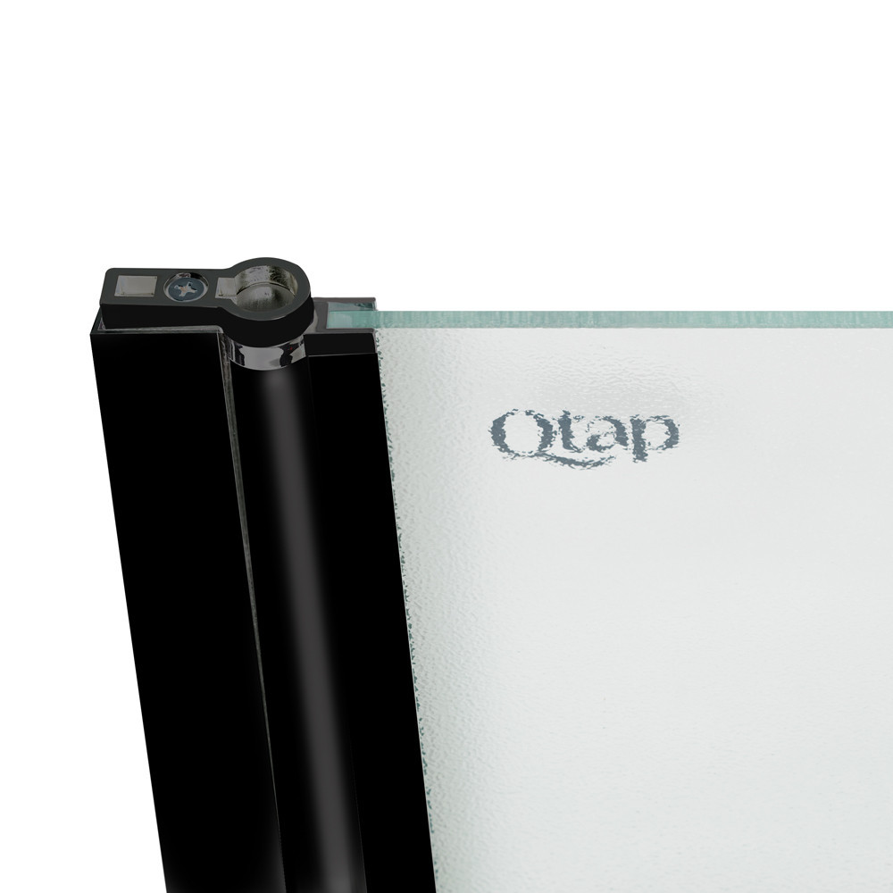 Штора на ванну Qtap Standard BLM407513APL скло Pear 6 мм, 75х140 см, ліва Київ - фото 4