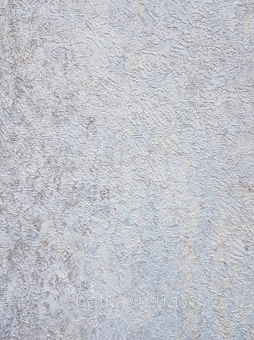 Шпалери вінілові на флізеліні Grandeco Anastasia метрові смуги розмиті під штукатурку блакитні бежеві Київ - фото 2