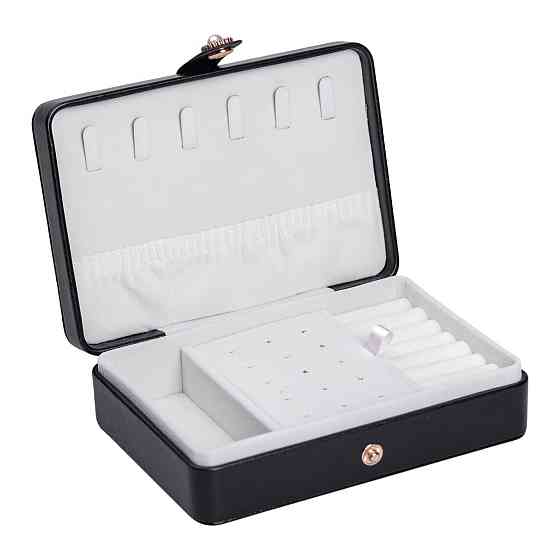 Шкатулка для прикрас з еко-шкіри 16×11 см Київ