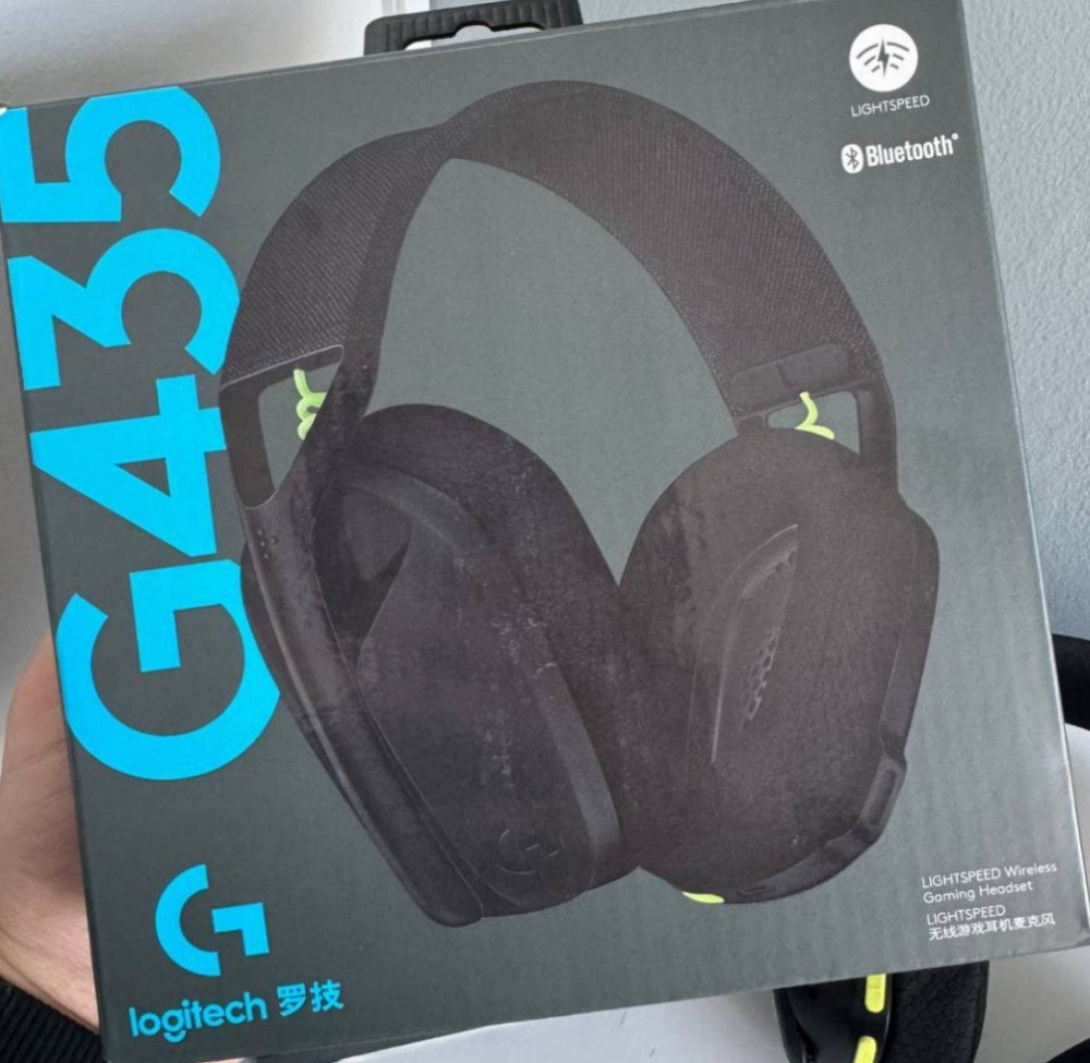 НОВІ навушники Logitech G435 Black геймерские наушники. Киев - изображение 2